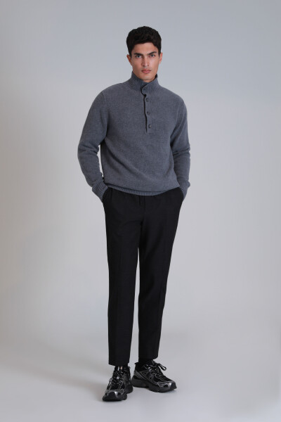 Bert Erkek Kazak Gri - 4