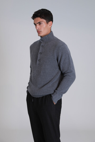 Bert Erkek Kazak Gri - 5