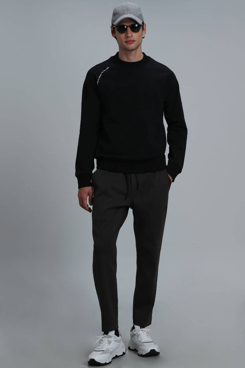 Bert Men's Sweatshirt Black - 2