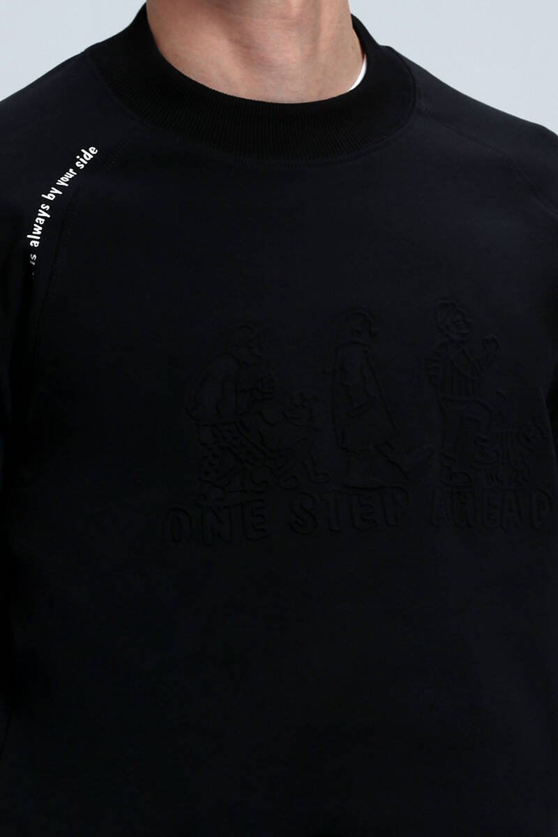 Bert Men's Sweatshirt Black - 3