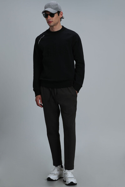 Bert Men's Sweatshirt Black - 4