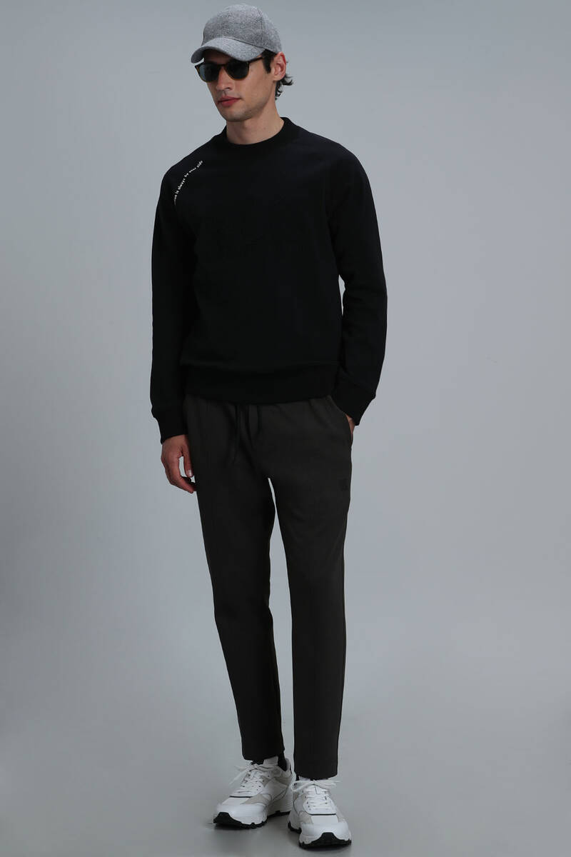 Bert Men's Sweatshirt Black - 4