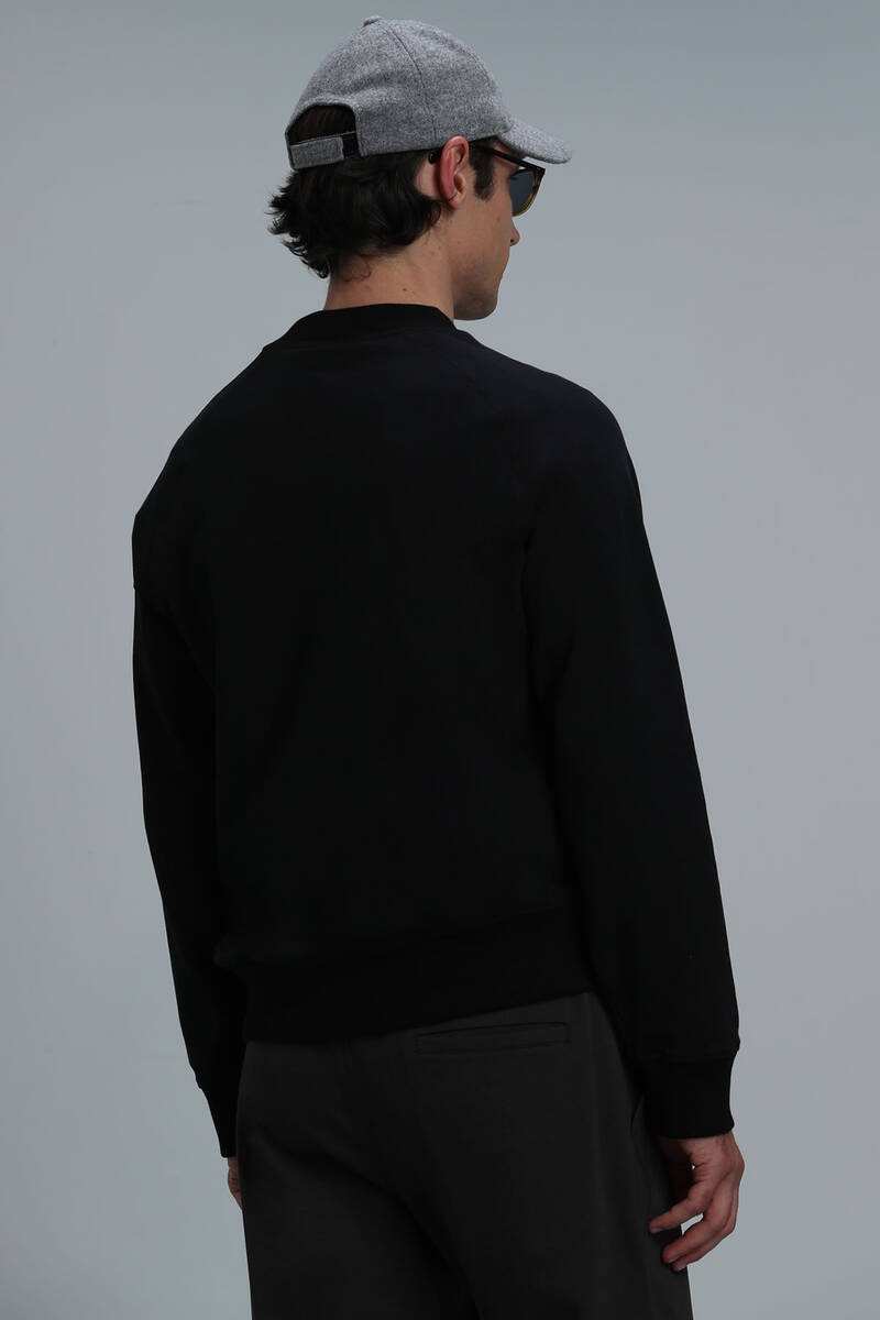 Bert Men's Sweatshirt Black - 6