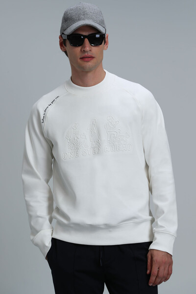 Bert Men's Sweatshirt Off White 