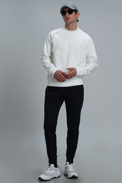 Bert Men's Sweatshirt Off White - 4