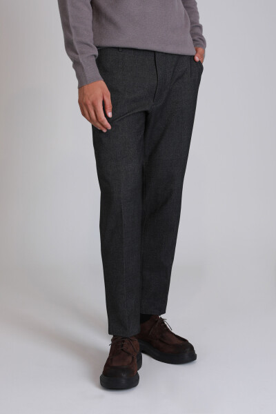 Bert Spor Erkek Chino Pantolon Slim Fit Koyu Gri - 3