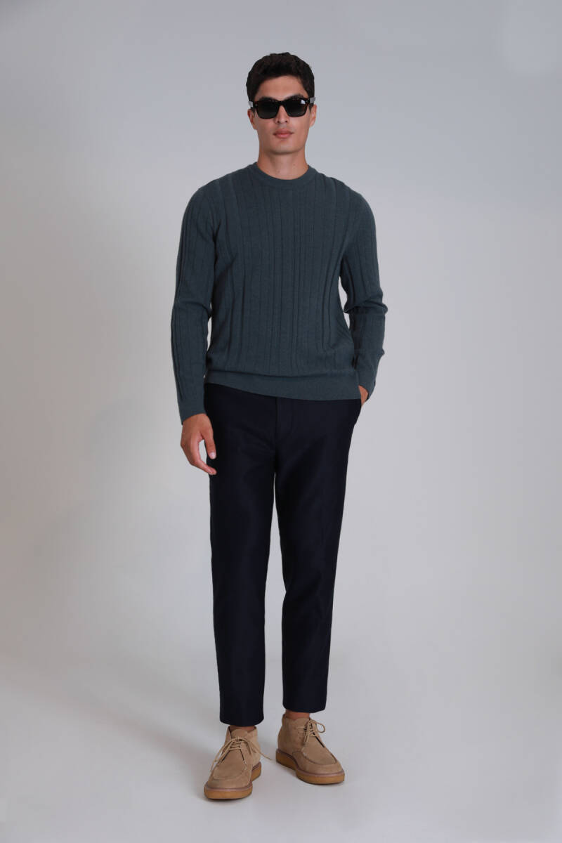 Bert Spor Erkek Chino Pantolon Slim Fit Lacivert - 1