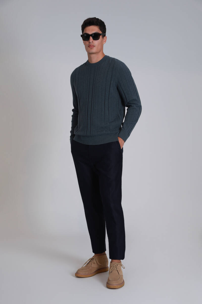 Bert Spor Erkek Chino Pantolon Slim Fit Lacivert - 2