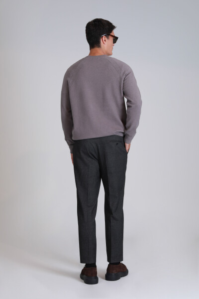 Bert Spor Men's Chino Pants Slim Fit Dark Gray - 6