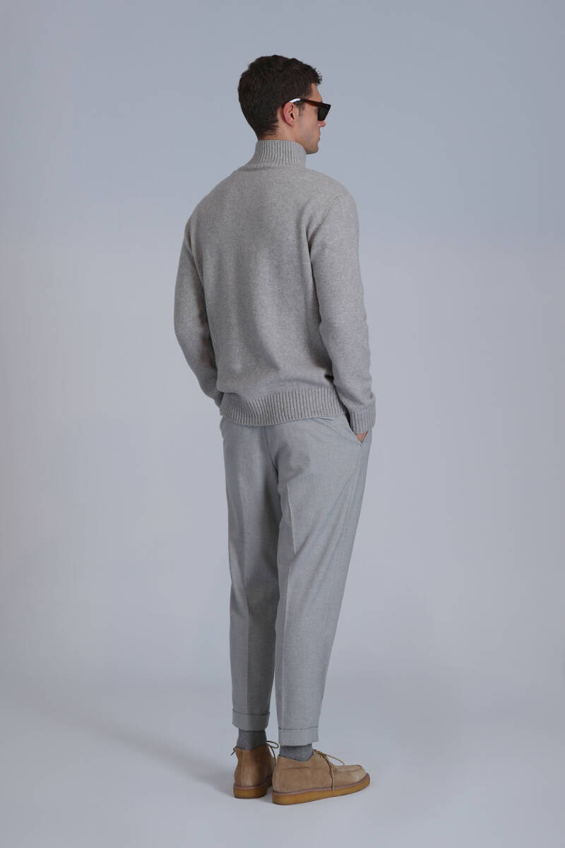 Bert Spor Men's Chino Pants Slim Fit Light Gray - 6