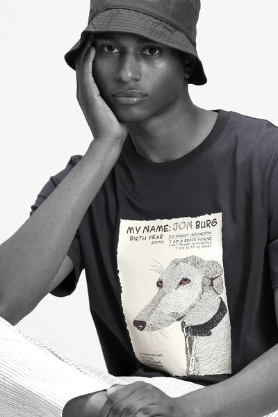Best Men's Graphic Basic T-Shirt Black - 1