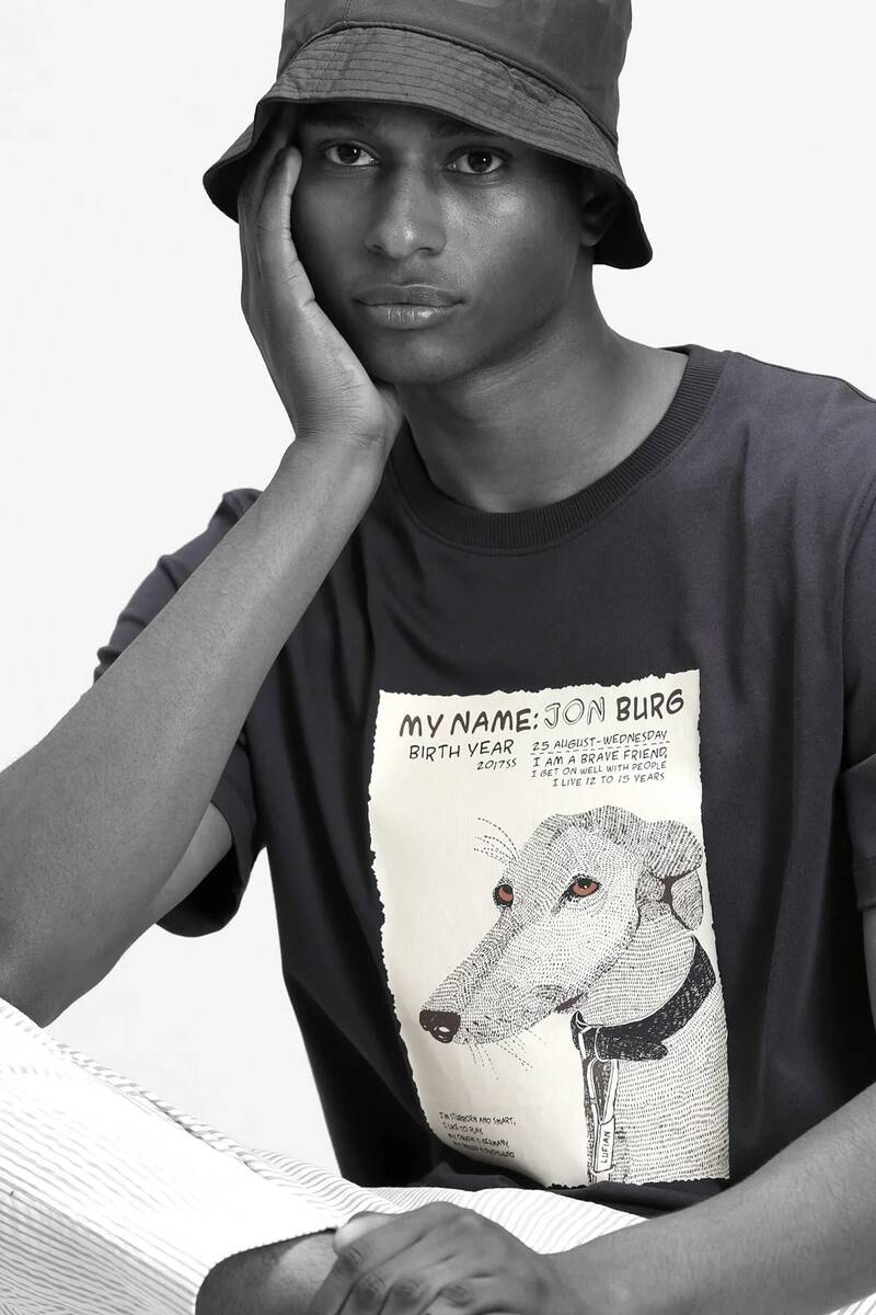 Best Men's Graphic Basic T-Shirt Black - 1