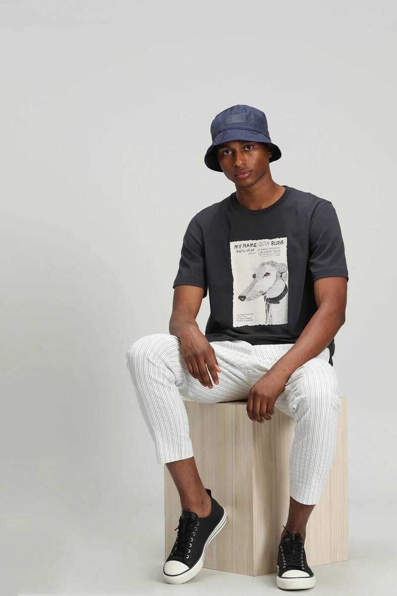 Best Men's Graphic Basic T-Shirt Black - 4