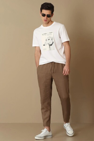 Best Men's Graphic Basic T-Shirt White - 3