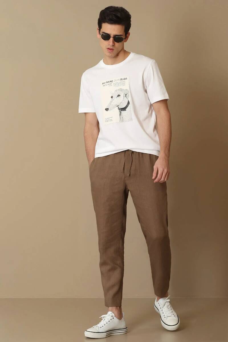 Best Men's Graphic Basic T-Shirt White - 3