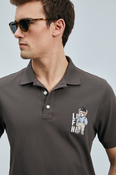 Best Smart Erkek Polo Tişört Kahverengi - 3