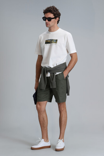 Bıanca Modern Graphic T- Shirt Off White - 4