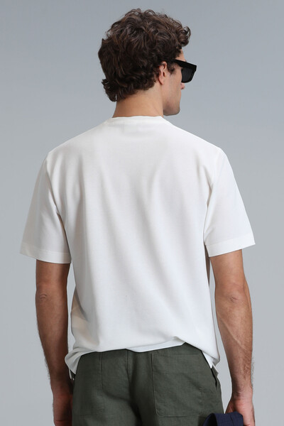 Bıanca Modern Graphic T- Shirt Off White - 6