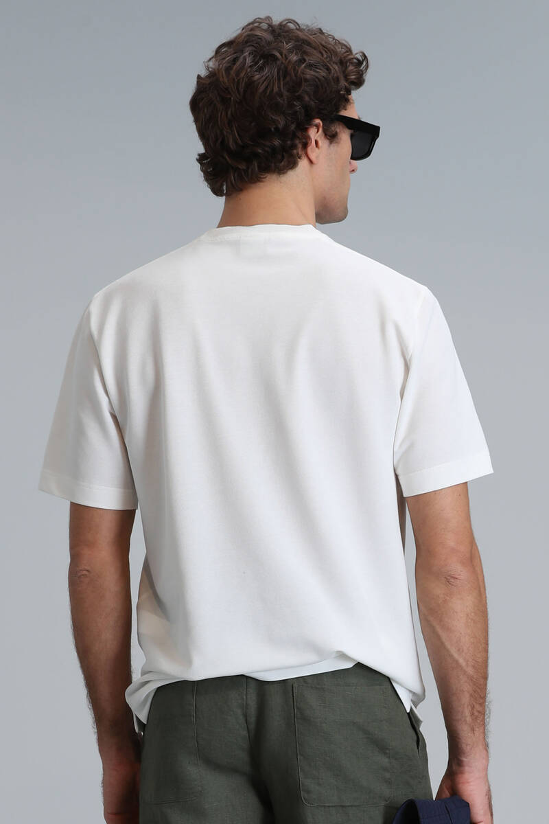 Bıanca Modern Graphic T- Shirt Off White - 6