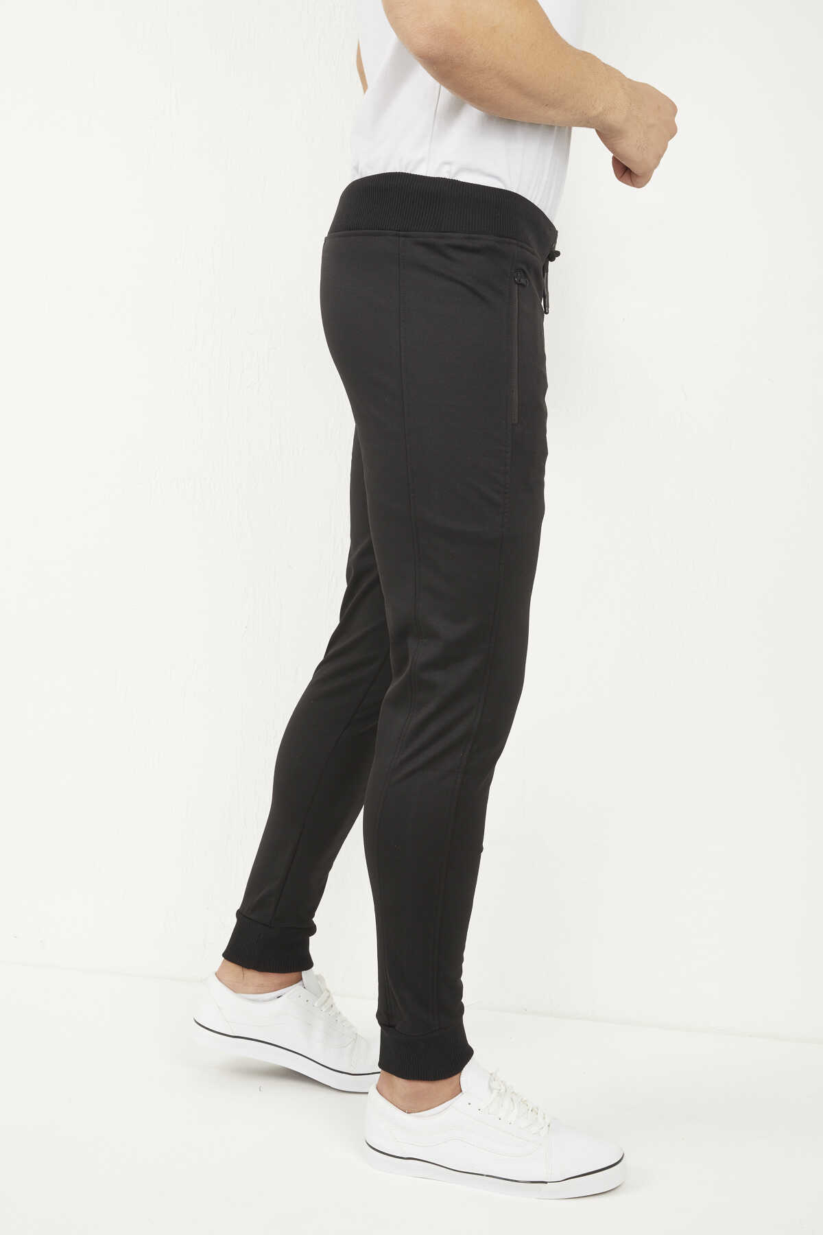 Black Scuba Sweatpants Voltaj