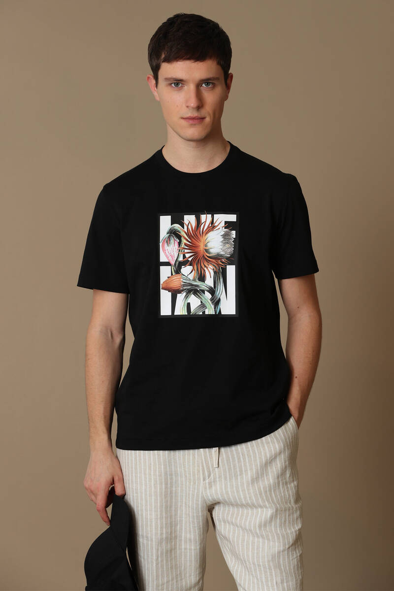 Blake Modern Grafik T-Shirt - 8