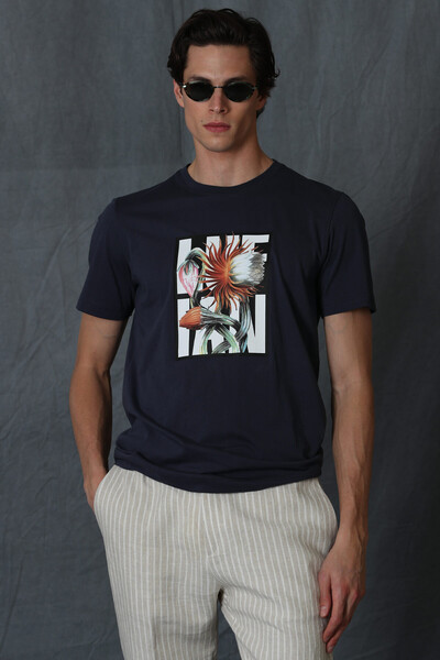 Blake Modern Grafik T-Shirt - Thumbnail