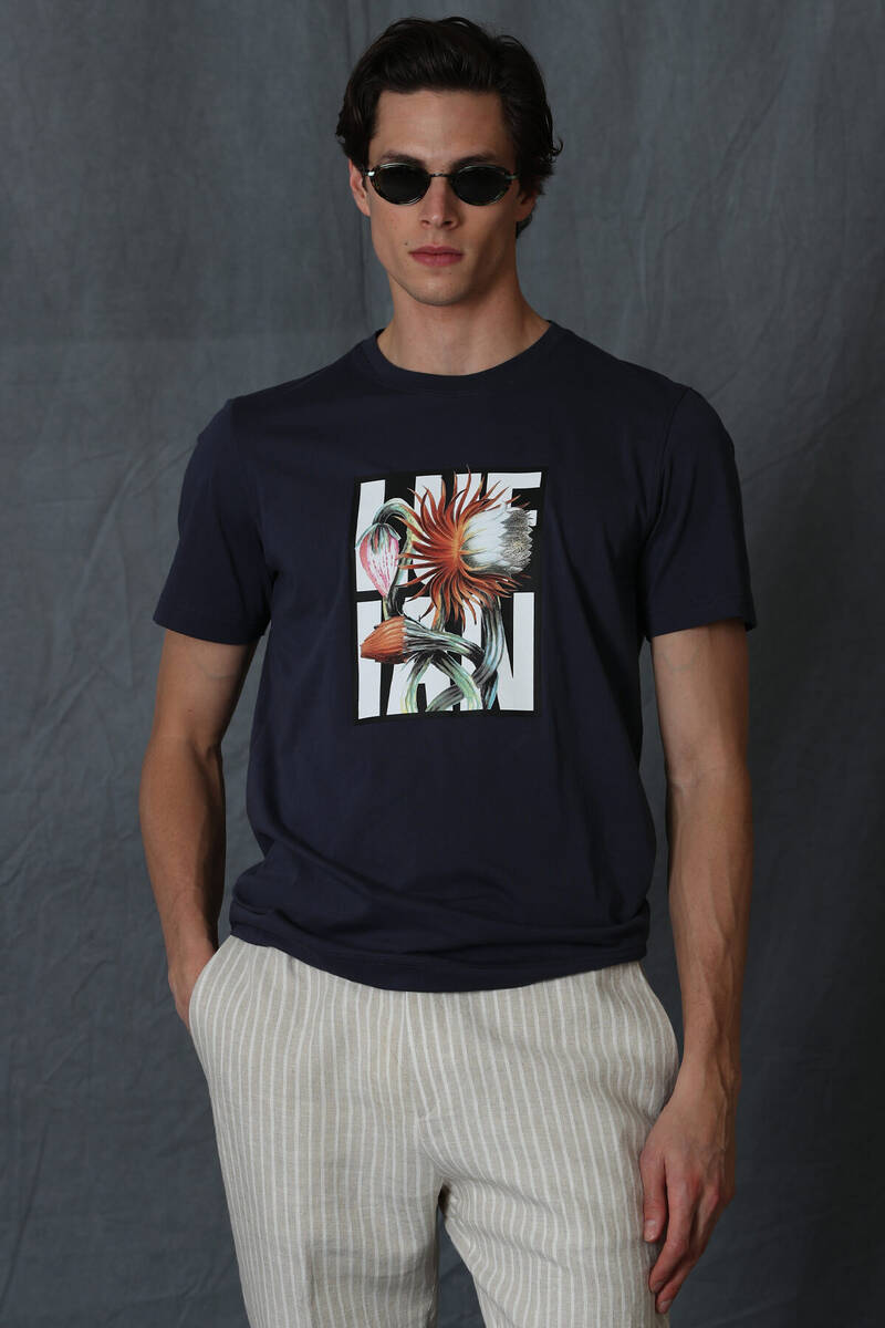 Blake Modern Grafik T-Shirt - 1