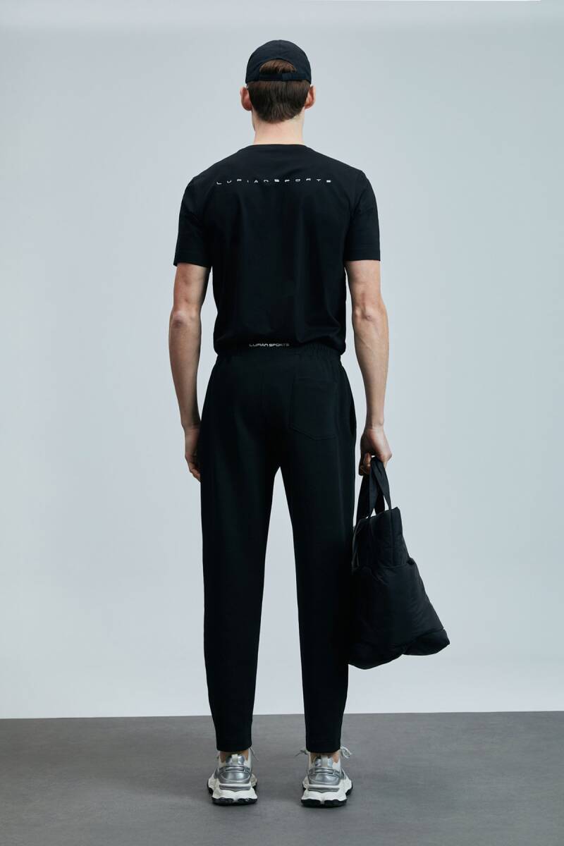 Blaze Modern Grafik T- Shirt Siyah - 6