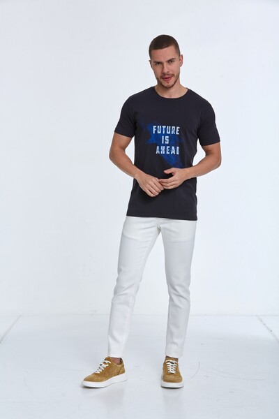 Blaze Printed Men's T-Shirt Black - 2