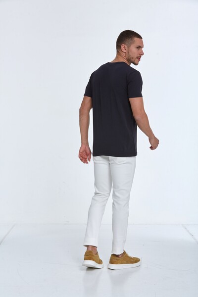 Blaze Printed Men's T-Shirt Black - 5