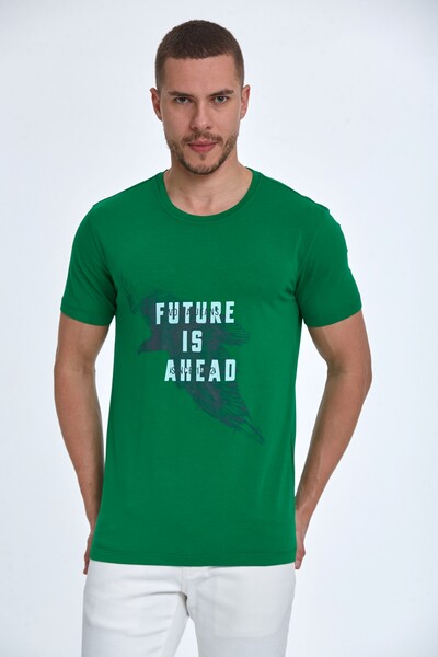 Blaze Printed Men's T-Shirt Green 
