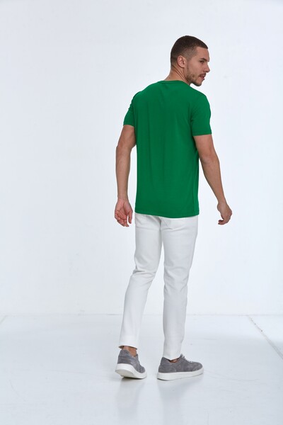 Blaze Printed Men's T-Shirt Green - 4
