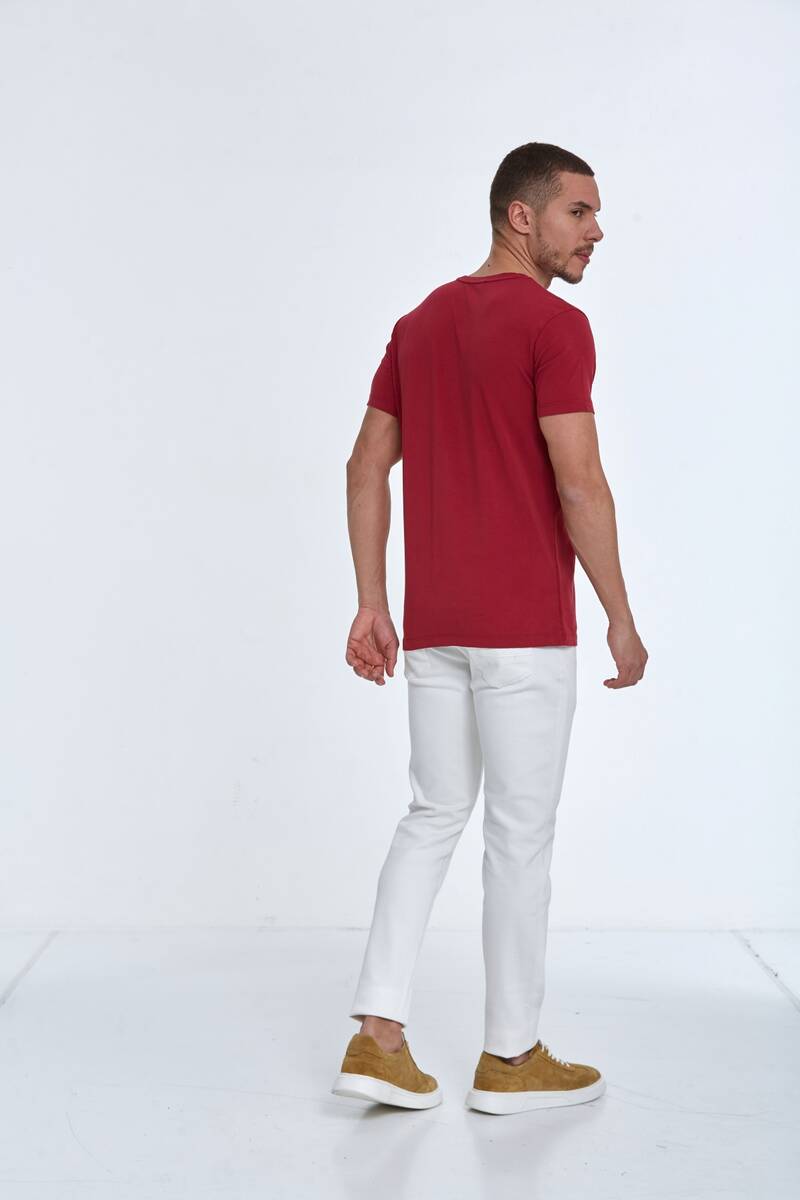 Blaze Printed Men's T-Shirt Red - 5