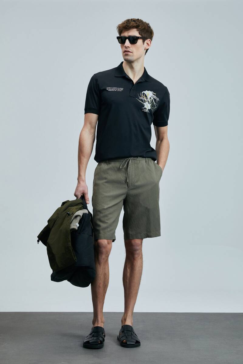 Bloom Smart Erkek Polo Tişört Siyah - 2