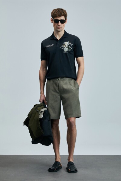 Bloom Smart Erkek Polo Tişört Siyah - 4