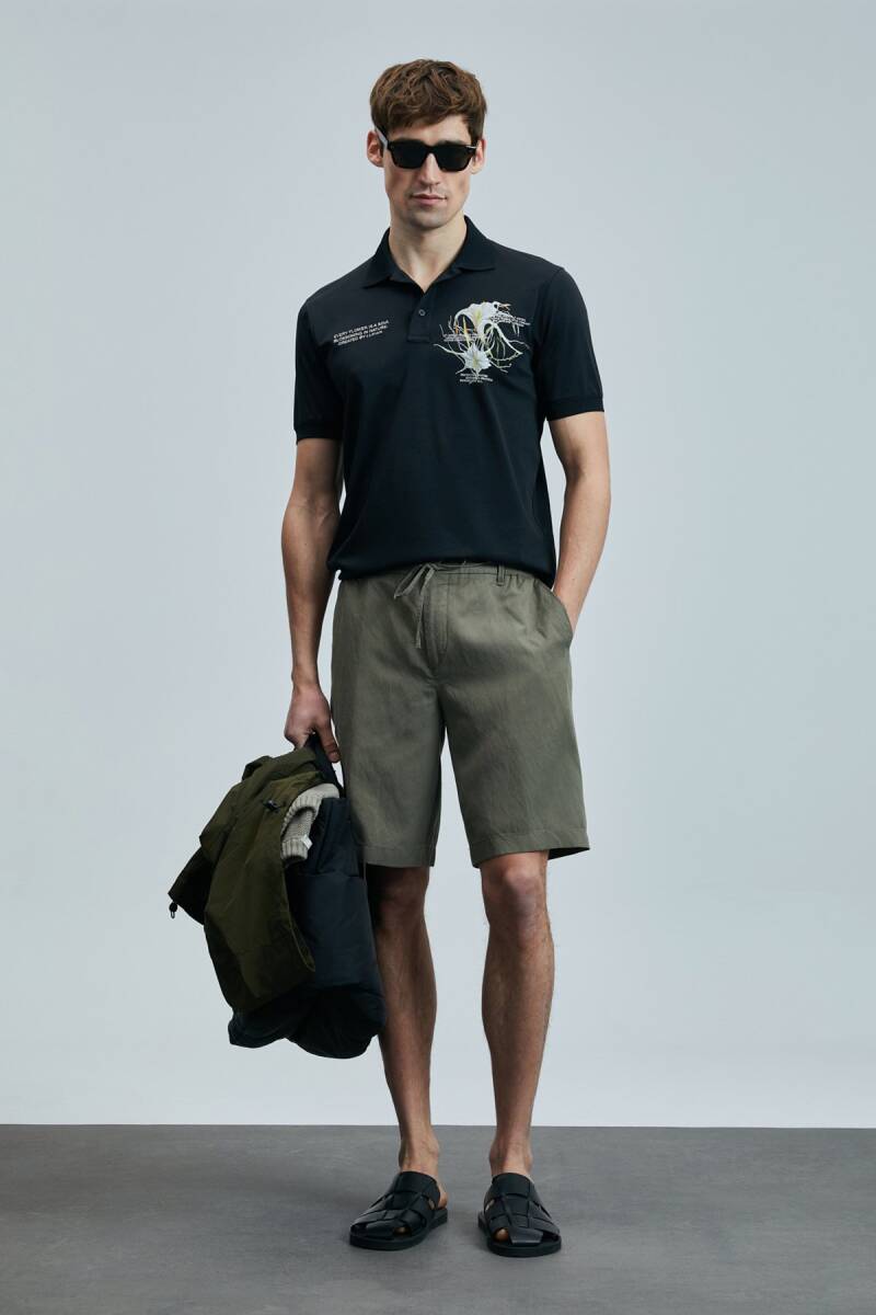 Bloom Smart Erkek Polo Tişört Siyah - 4