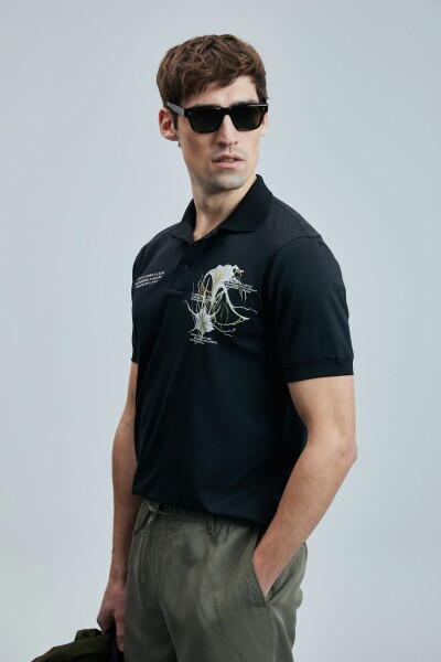Bloom Smart Erkek Polo Tişört Siyah - 5