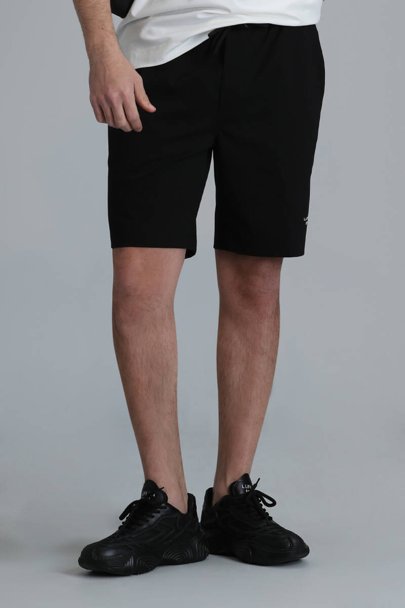 Blue Men's Shorts Tracksuit Black - 2