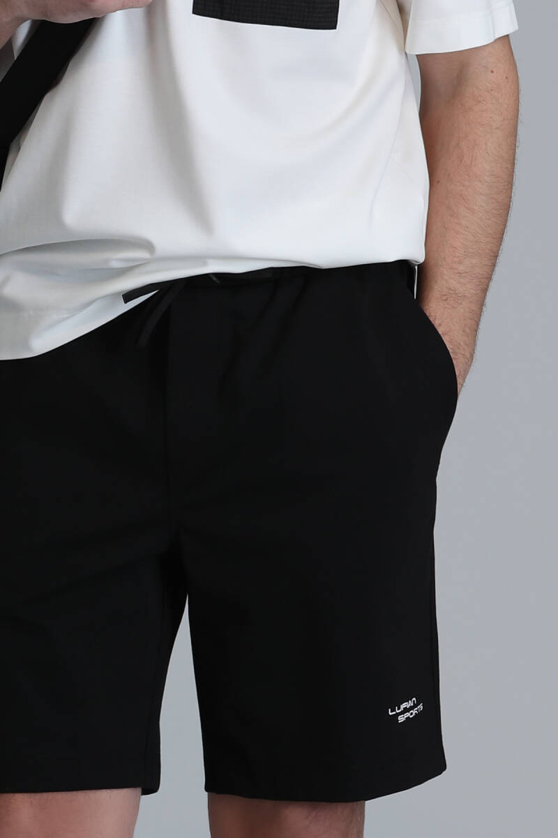 Blue Men's Shorts Tracksuit Black - 3