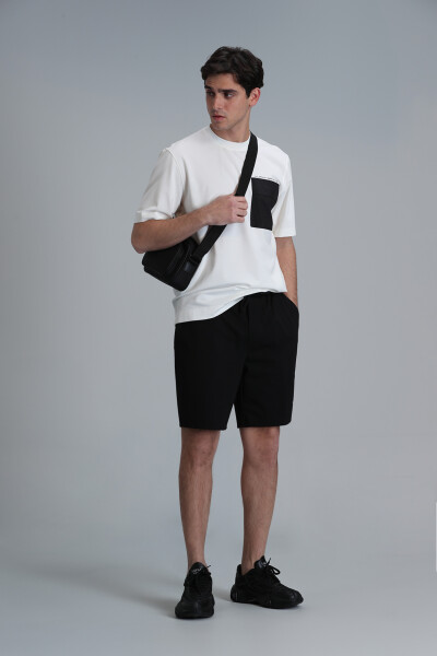 Blue Men's Shorts Tracksuit Black - 5