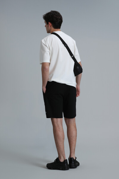 Blue Men's Shorts Tracksuit Black - 6