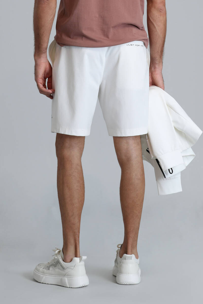 Синий мужской спортивный костюм-шорты Off White - 3