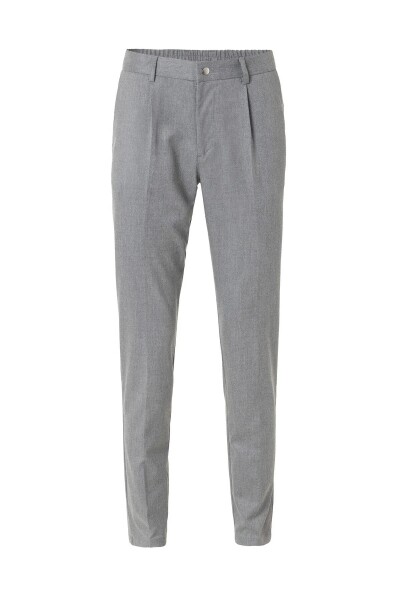 Bohoo Gri Renk Pileli Chino Pantolon - 2
