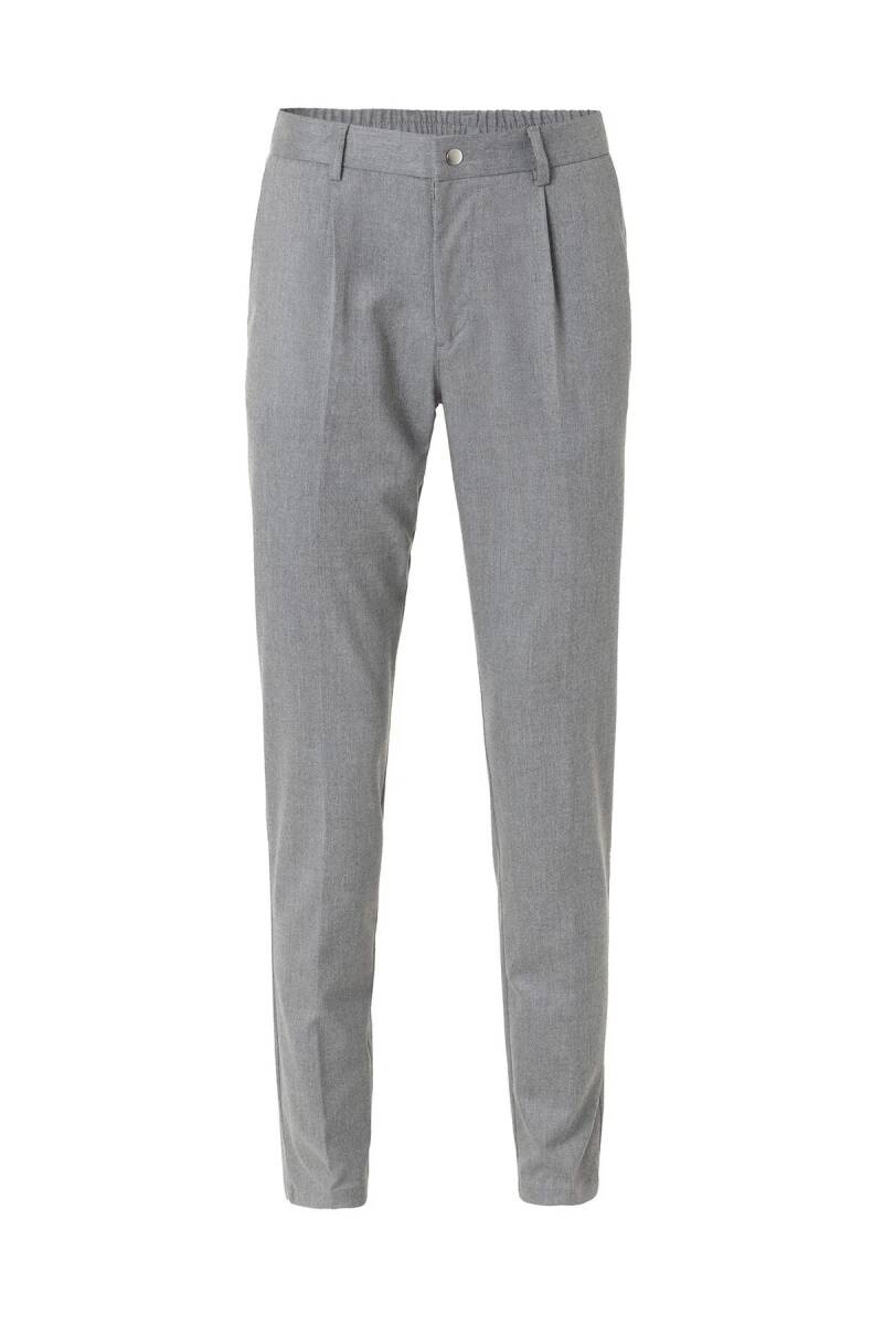 Bohoo Gri Renk Pileli Chino Pantolon - 2