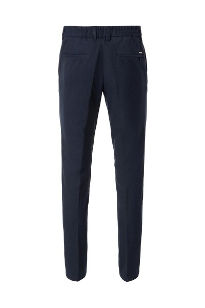 Bohoo Lacivert Renk Pileli Chino Pantolon - 4