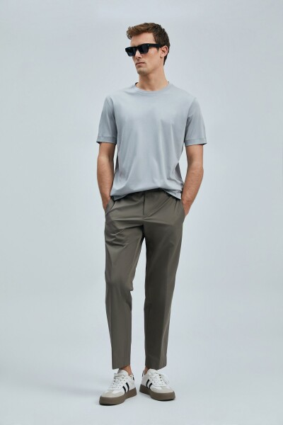 Bran Modern Grafik T- Shirt Gri - 2