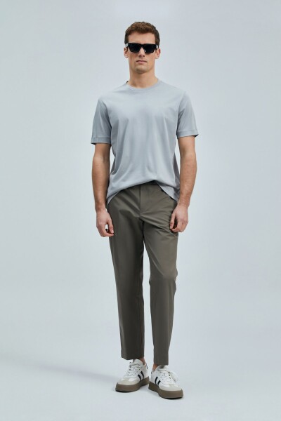 Bran Modern Grafik T- Shirt Gri - 4