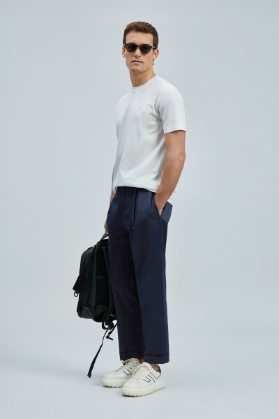 Bran Modern Grafik T- Shirt Kırık Beyaz - LUFIAN (1)