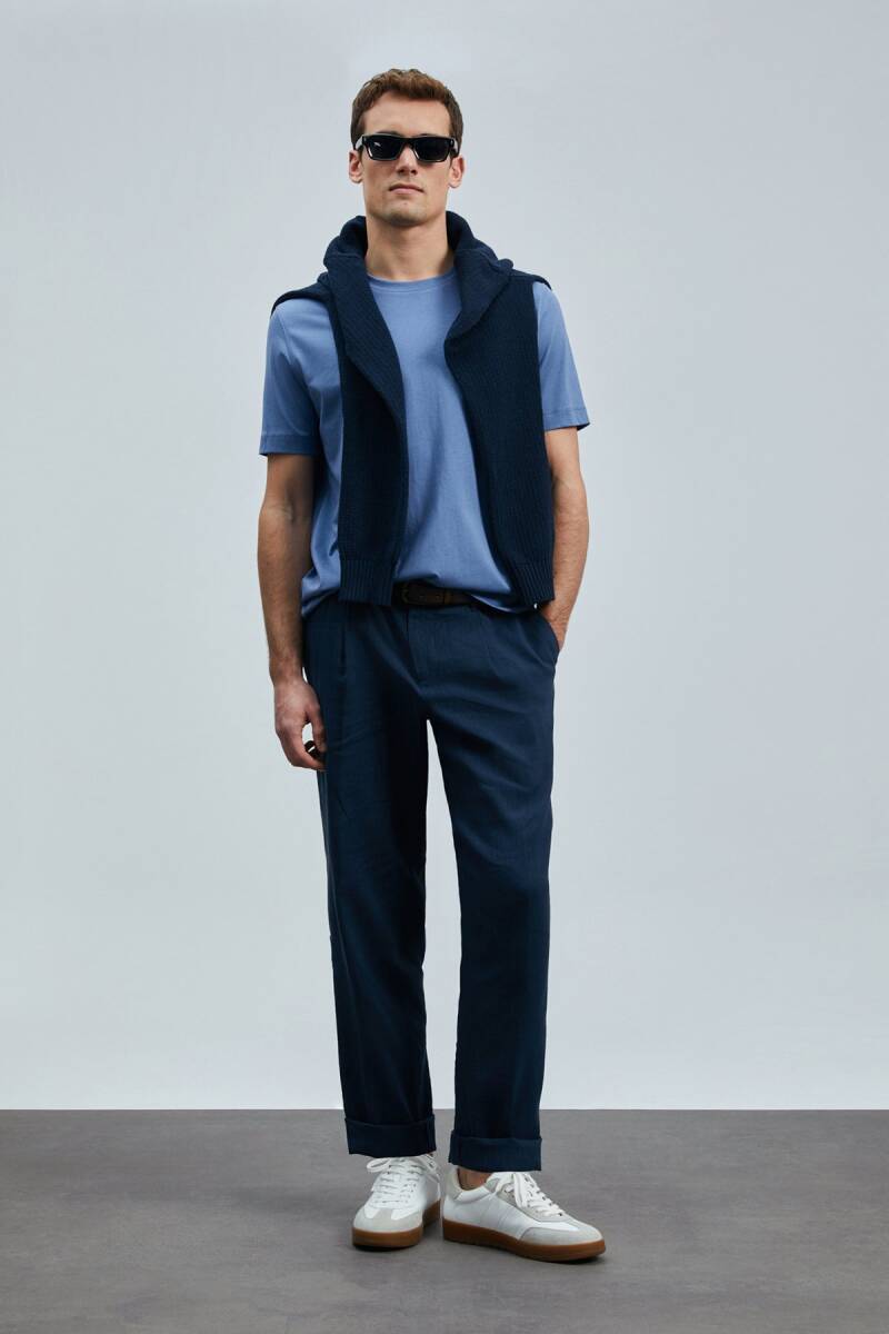 Bran Modern Grafik T- Shirt Koyu Lila - 2