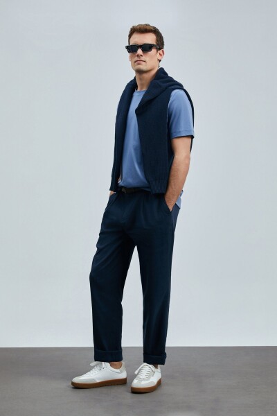 Bran Modern Grafik T- Shirt Koyu Lila - 5